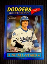 2026 Topps Heritage Chrome Shohei Ohtani Blue Refractor /150 #290 🔥🔥🔥