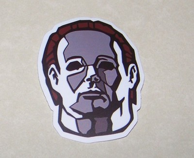 Halloween Michael Myers Cut Sticker Decal Movie Horror Serial Killer Film