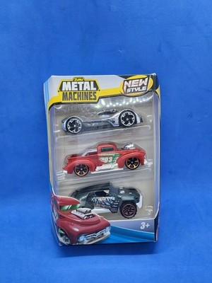 Zuru Metal Machines 3 Pack Scorpio Signal Kinetic Diecast Cars New Sealed