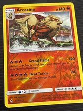 Pokemon Arcanine 22/214 Sun & Moon Unbroken Bonds Reverse Holo Rare on eBay