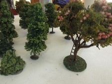 CRÉER UN BEAU paysage vert avec des arbres modèles miniatures lot de 20