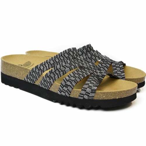 DR. SCHOLL SAIKI CIABATTE DONNA CON TOMAIA ELASTICA NERO E ANTRACITE | eBay