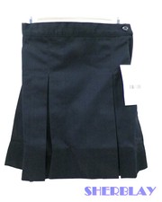 Classroom Uniforms Dark Navy Girls Pleated Skirt 55791A Sz 4