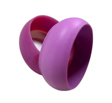 Lil Jumbl BPA-Fee Food-Grade Baby Teething Bracelet BT013 Purple LOT OF 2