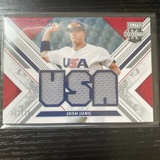 2019 Panini Elite Extra Edition USA National Team Materials Black /399 Josh Jung