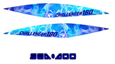 GRAPHIC CHALLENGER 18 180 1800 set SEADOO STICKERS decals vinyl wrap 2005-2010 