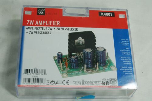 Velleman-kit 7W Amplifier kit K4001 for Audio / HiFi  - Picture 1 of 2