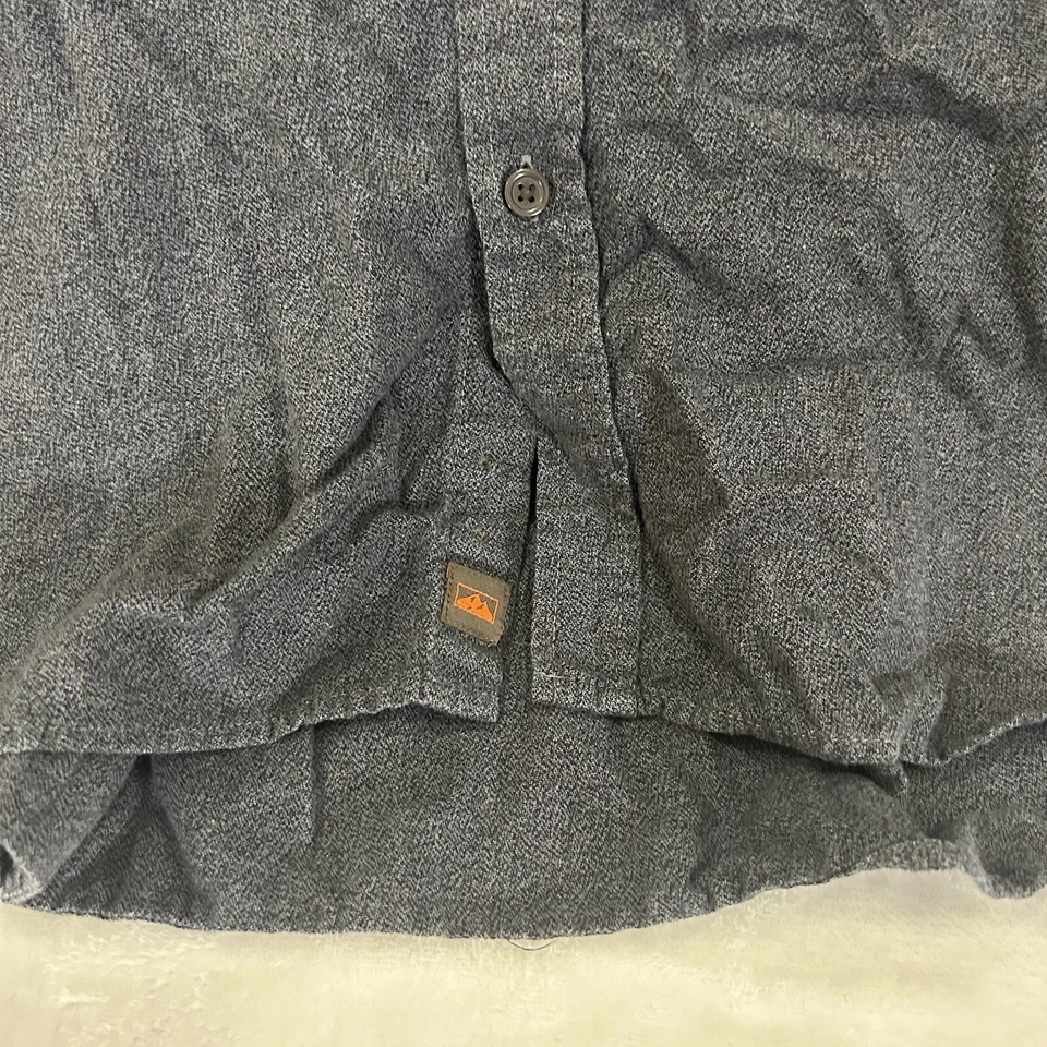Northwest TerritoryShirt Mens Cotton Long Sleeve Charcoal Gray Button Size 5XLT - Image 4 of 4
