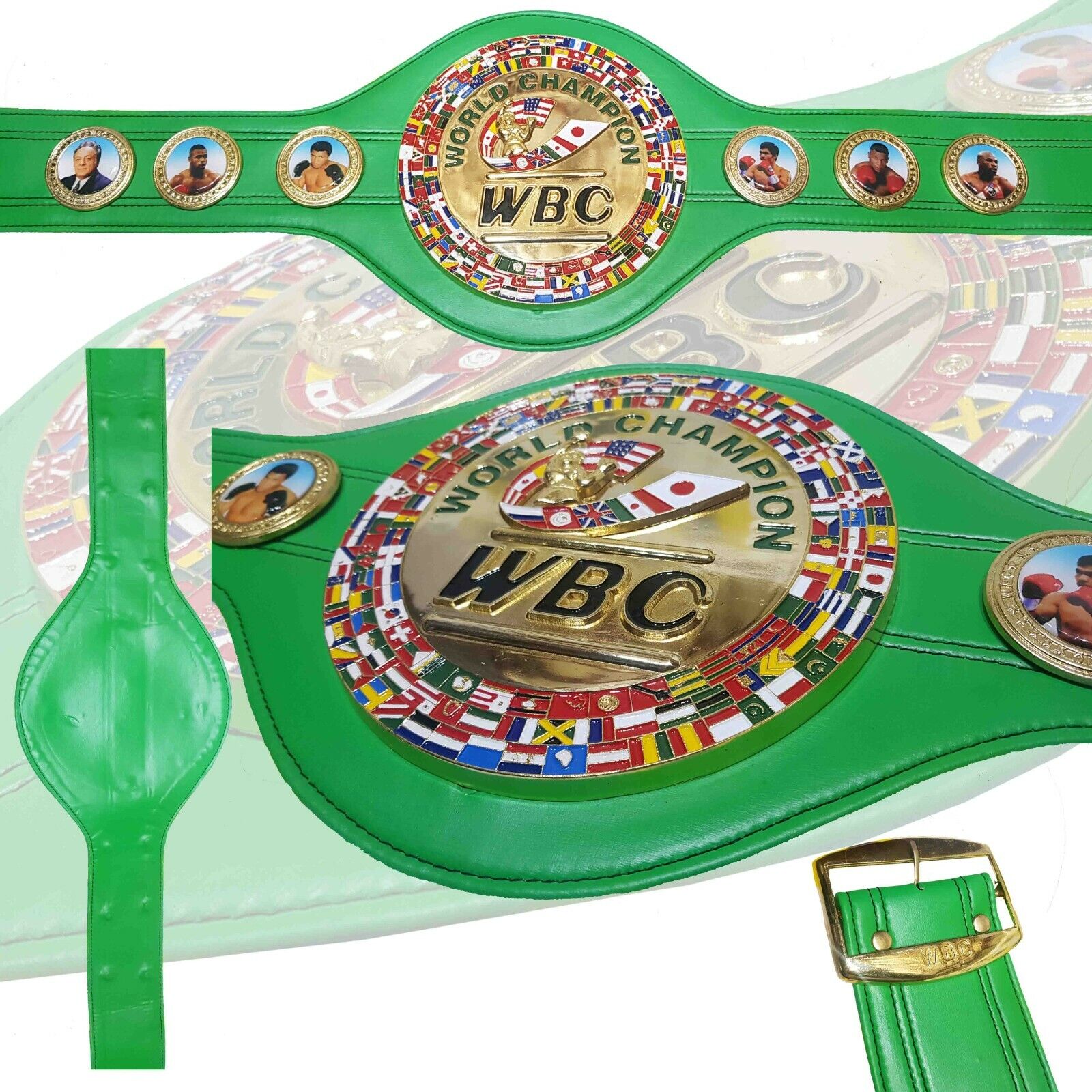 WBC World Boxing Champion Belt Adult Full Size Replica 3D Design Boxing Council