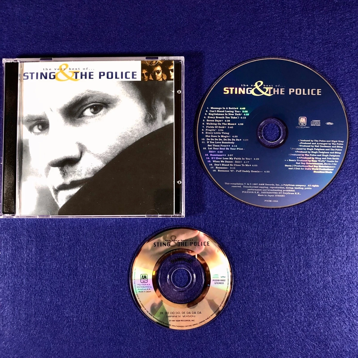 Japan Promo CD String & The Police - The Bery Best of POCM