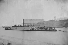 CAPTURED CONFEDERATE IRONCLAD CSS ATLANTA CIVIL WAR B&W 4X6 PHOTO POSTCARD