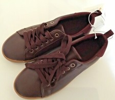 NWT Gymboree Unisex Kids Old Skool Brown Faux Leather Shoes Size 1 And 2