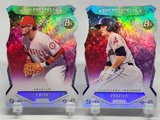 C.J Cron & Clint Frazier 2014 Bowman Platinum Top Prospects (2) Rookie Card Lot 