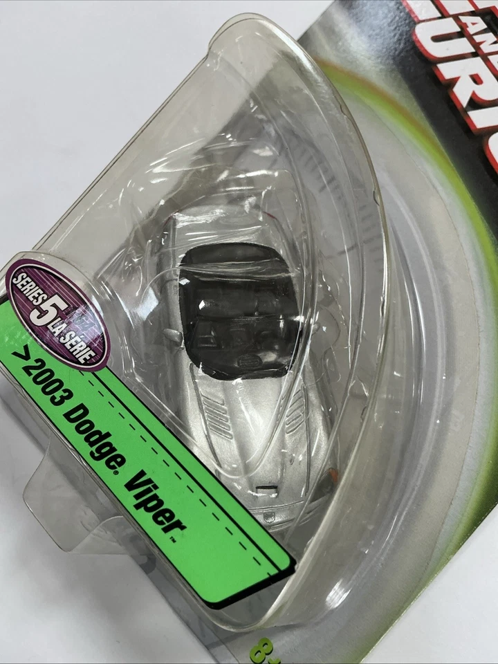  Dodge Viper Silver 2003 1:64 Racing Champions Fast & Furious Foto 2 de 3