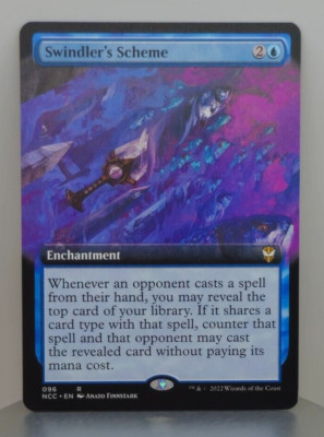 Swindler's Scheme (Extended Art) - NCC - 96 - Commander: Streets of New Capenna
