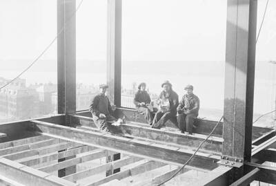 Peter Horn John Tarbell Jack Hill and Joe La Claire Iroquois Indi - 1925 Photo
