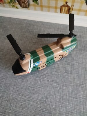 Vintage MIKROMASCHINEN MILITÄRHUBSCHRAUBER CHINOOK TRANSPORT Galoob USAF 1989