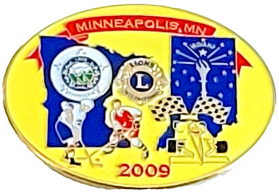 Lions International Convention Minneapolis, MN 2009 Lapel Pin