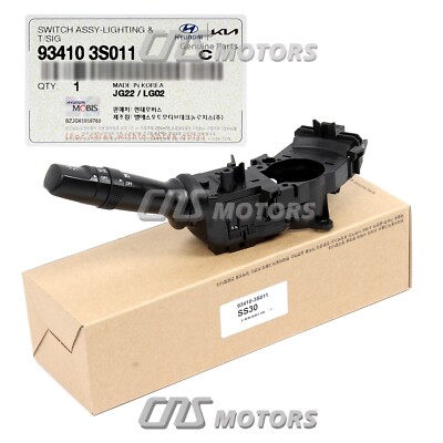 Interruptor genuino de faros y señales de giro para Hyundai Elantra/Elantra GT