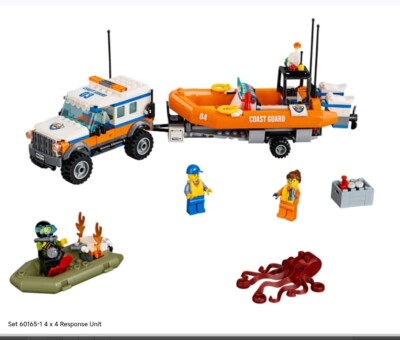 Lego 60165 City: Coast Guard 4x4 Response Unit 99.5% Complete 