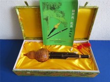 Staatsgeschenk China Gouverneur Yunnan Instrument Hulusi in Seidenbox