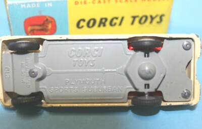 CorgiToys® 219 Plymouth Sports Suburban | eBay