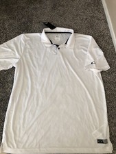 NWT Oakley Hydrolix Team Issue men s polo shirt Sz XL White