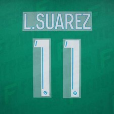 Offizielle Beflockung - Olympique de Marseille, Luis Suarez, 2022/2023, Away, wei&szlig;/B