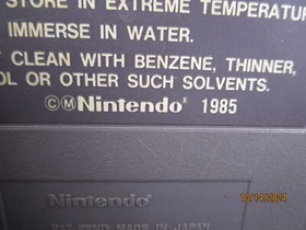 Vintage 1985 Nintendo NES To The Earth Game Untested