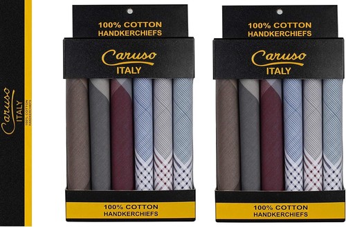 Ultra-Absorbent 12-Piece Handkerchief Set for Men | 50cm x 50cm Classic Elegance - Picture 4 of 10