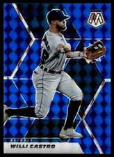 2021 Panini Mosaic Blue Willi Castro G57 /99 Detroit Tigers #158