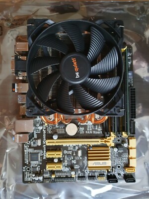 Asus B85N-G Rev.1.01 Mainboard Bundle Intel I3,3,6 Ghz,8 GB Ram+ BeQuiet Kühler