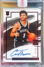 2021-22 Impeccable Cameron Thomas Rookie Asia Red On Card Auto /88 Sealed RC