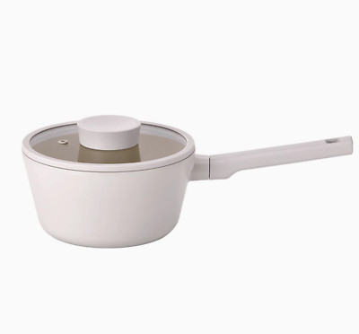 Vulcan Ivory Non Toxic Saucepan + Lid - 18cm - Neoflam