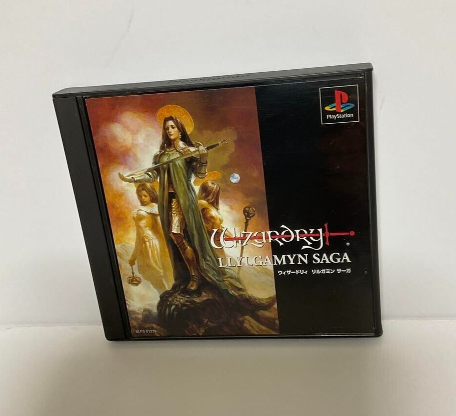 Wizardry Llylgamyn Saga PS1 Sony Playstation 1 PS Japan Version