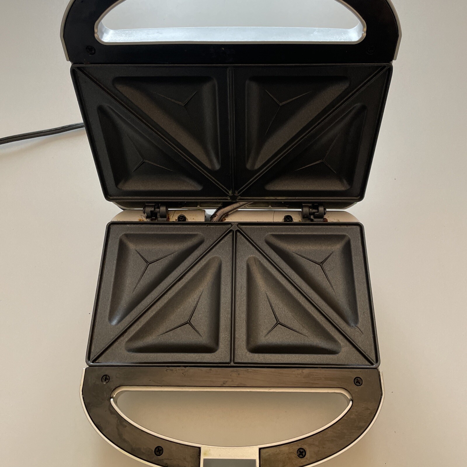 Cuisinart WMSW2N Electric Sandwich Grill Silver Works eBay