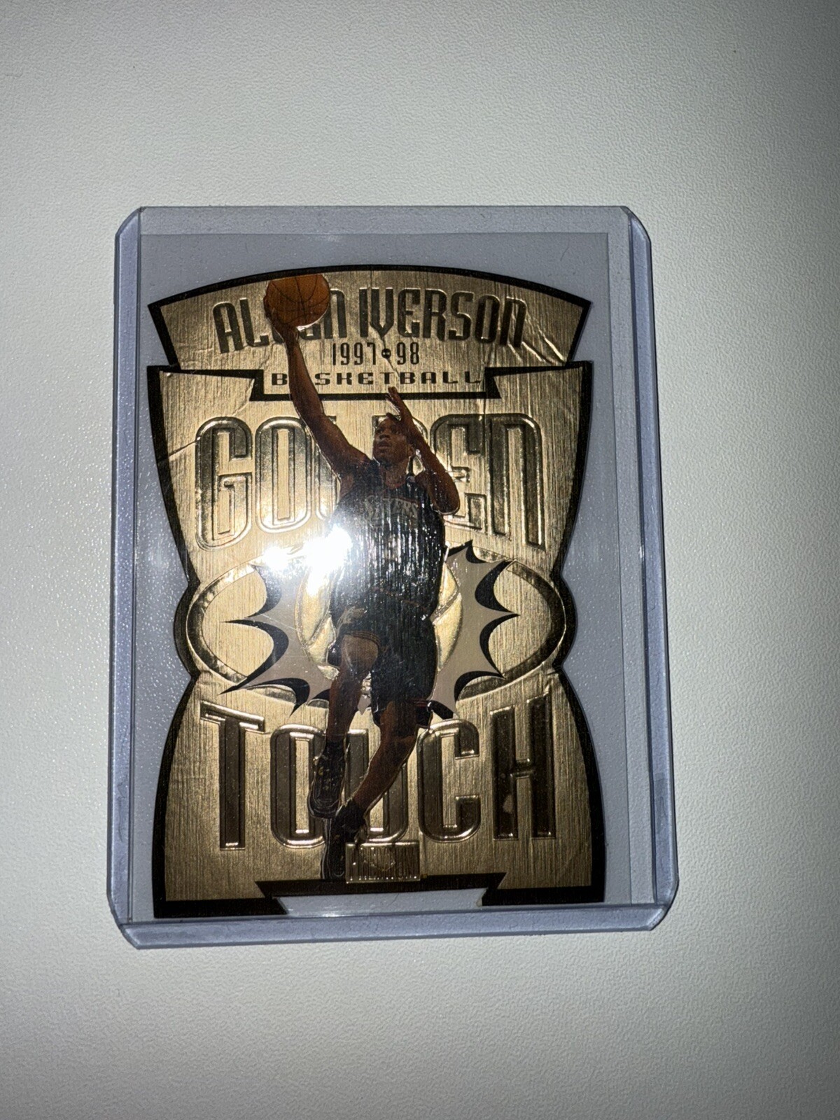 Allen Iverson 1997 Skybox Premium #2GT Golden Touch Price Guide