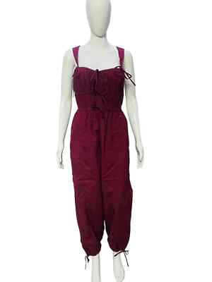 Ulla Johnson Damen Tatum Rüschen Smocks Plissiert Baumwolle Strampler Kleid S 2