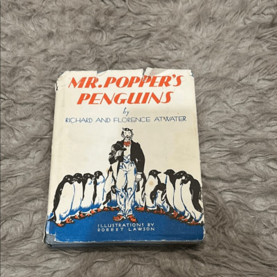 Mr. Popper's Penguins Book vintage 1980s