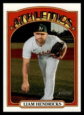 2021 Topps Heritage Liam Hendriks #397 Oakland Athletics
