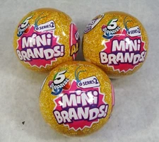 ZURU MINI BRANDS SERIES 2 LOT OF 3 BALLS