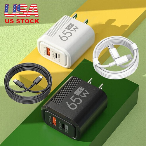 120W 4-Port Fast Wall Charger With USB-C Cable – For IPhone/Samsung/Android - View #2
