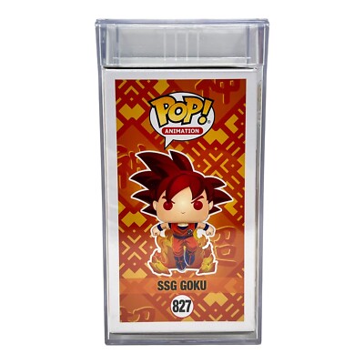 Funko Pop! PSA 8.5 NM-MT+ #827 SSG Goku Dragon Ball SDCC 2020