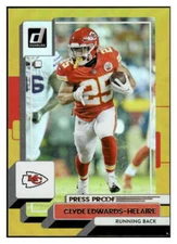 Clyde Edwards-Helaire 2022 Donruss Press Proof Premium #276 NFL Chiefs ID:59764