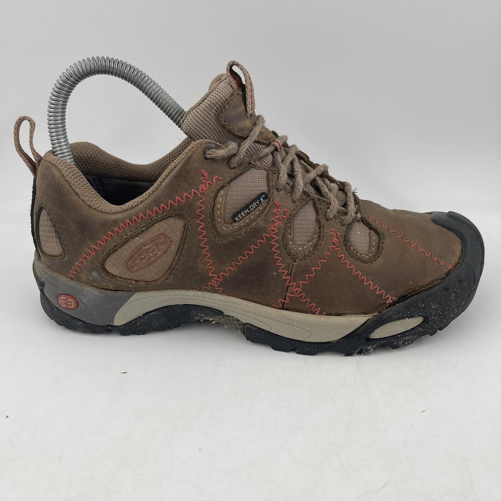 KEEN Stivali da trekking outdoor da donna asciutti Genoa marroni Keak taglia 6