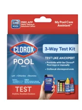 Clorox Pool & Spa 3-Way Reagent Test Kit pH Chlorine Bromine Test FREE APP NEW