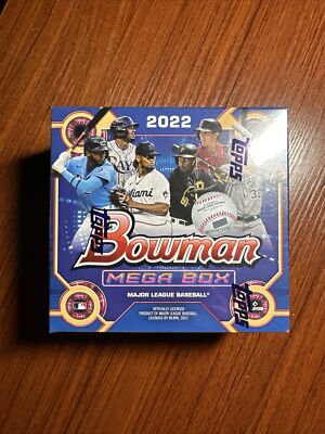 2022 BOWMAN BASEBALL Sealed MEGA Box ELLY WITT CHOURIO JROD WOOD DOMINGUEZ ADLEY