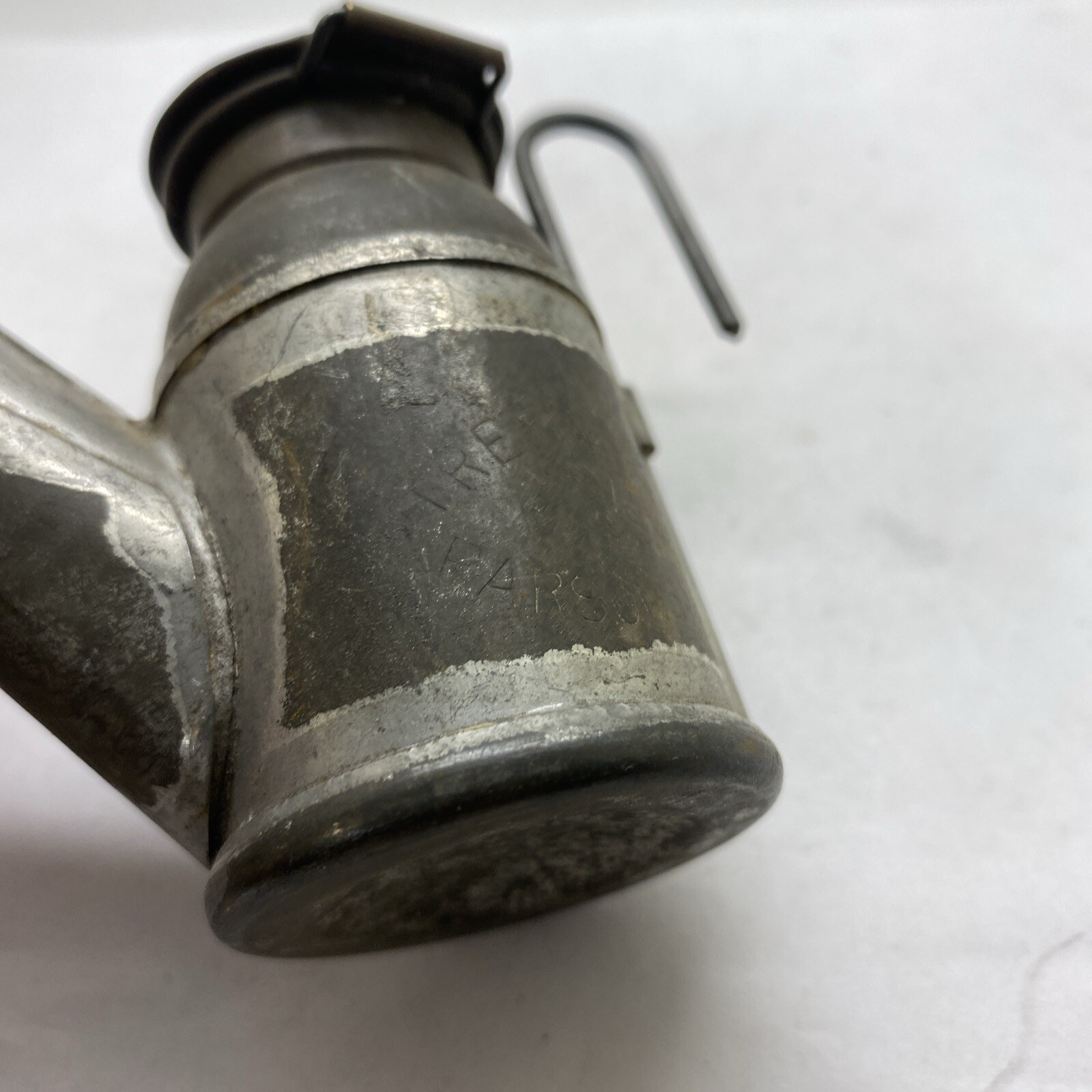 Antique 4.5” Dome Top Miners Tin Teapot Lamp Light Trethaway Bros