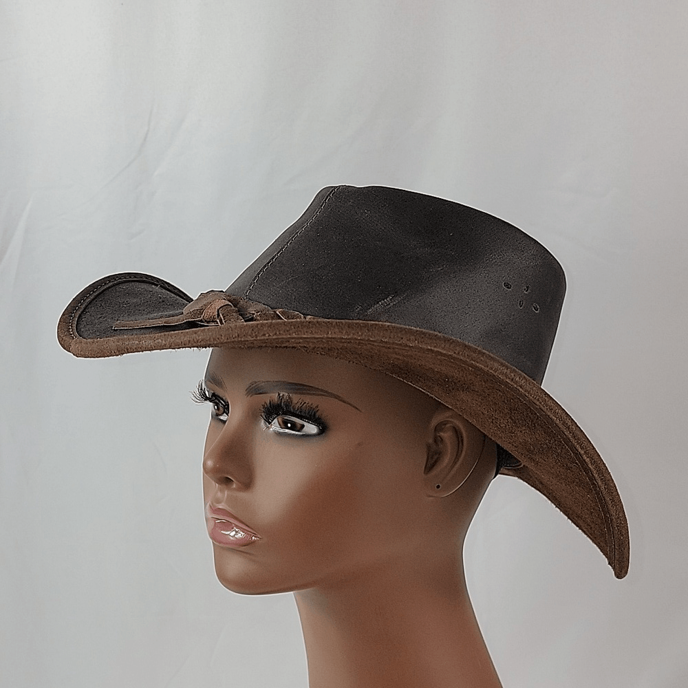 BC Bill Conner Hats Bac Pac Traveller Oily Australian Leather