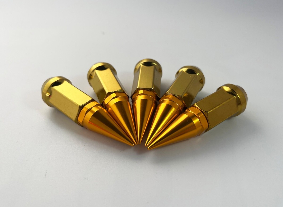 24 Chrome Open End Acorn Lug Nuts - 1/2-20 Thread For Dodge Viper, Dakota, Durango 4 thumbnail image